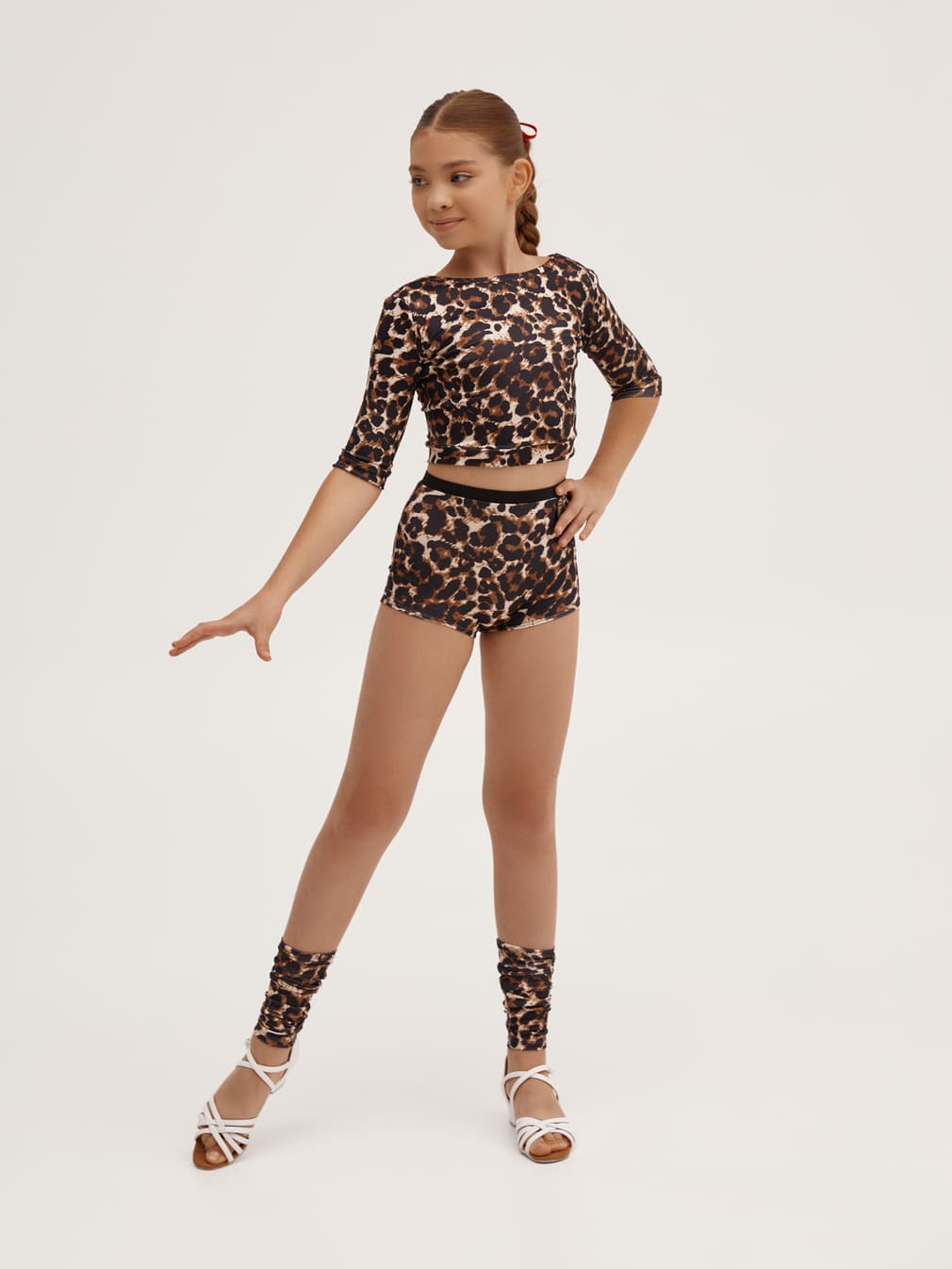 Базовый кроп топ с рукавом — изображение 5