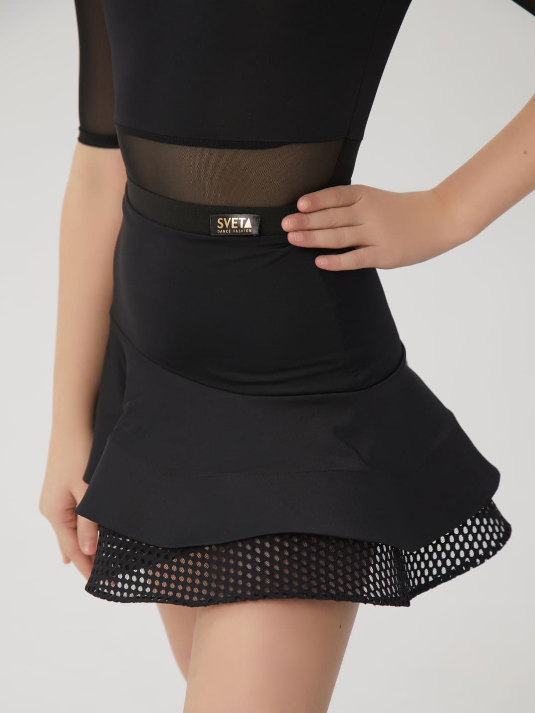 Юбка 2 волана на кокетке