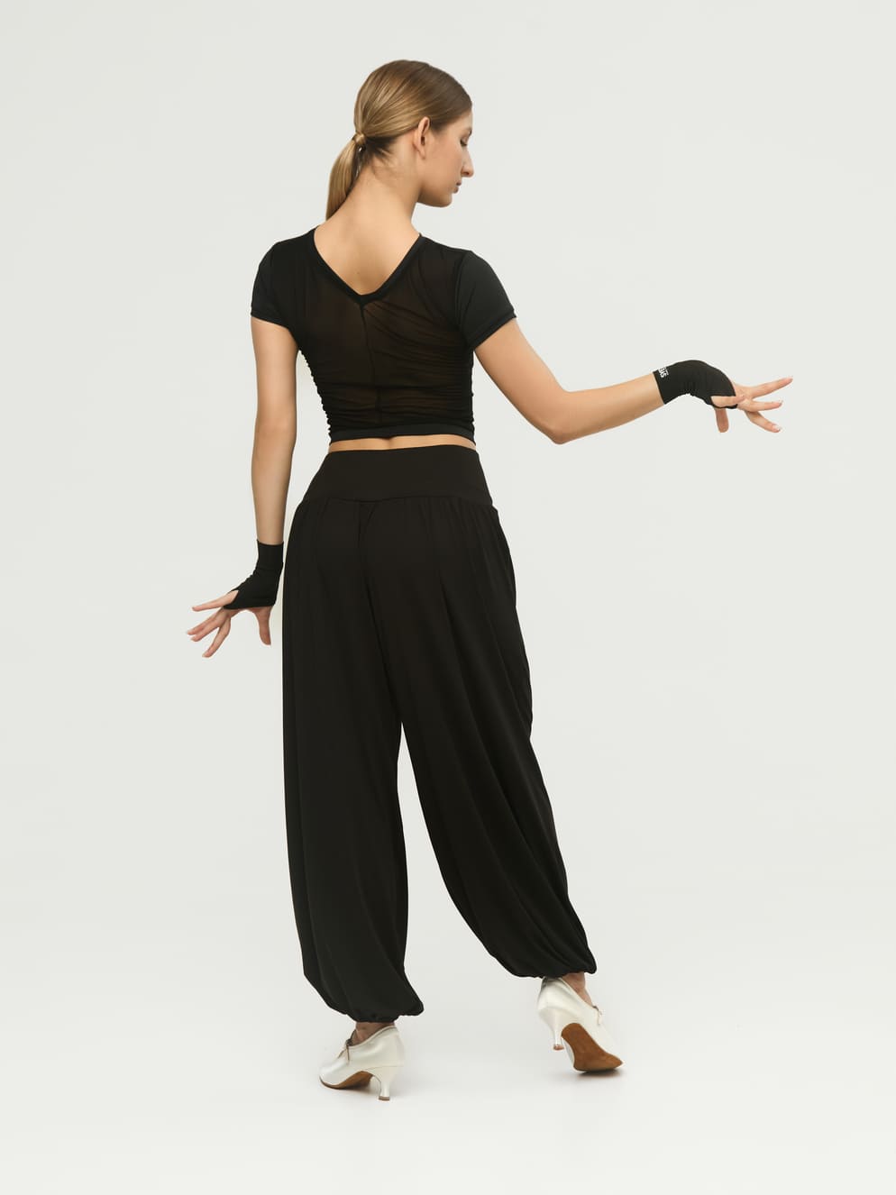 Брюки шаровары на кокетке — изображение 2