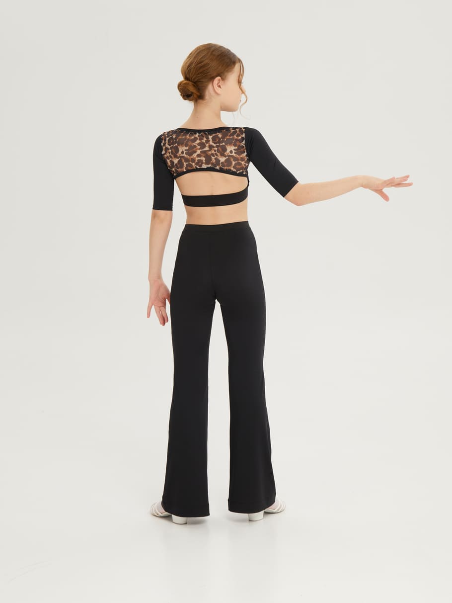 Топ с открытой спиной и сеткой — изображение 3