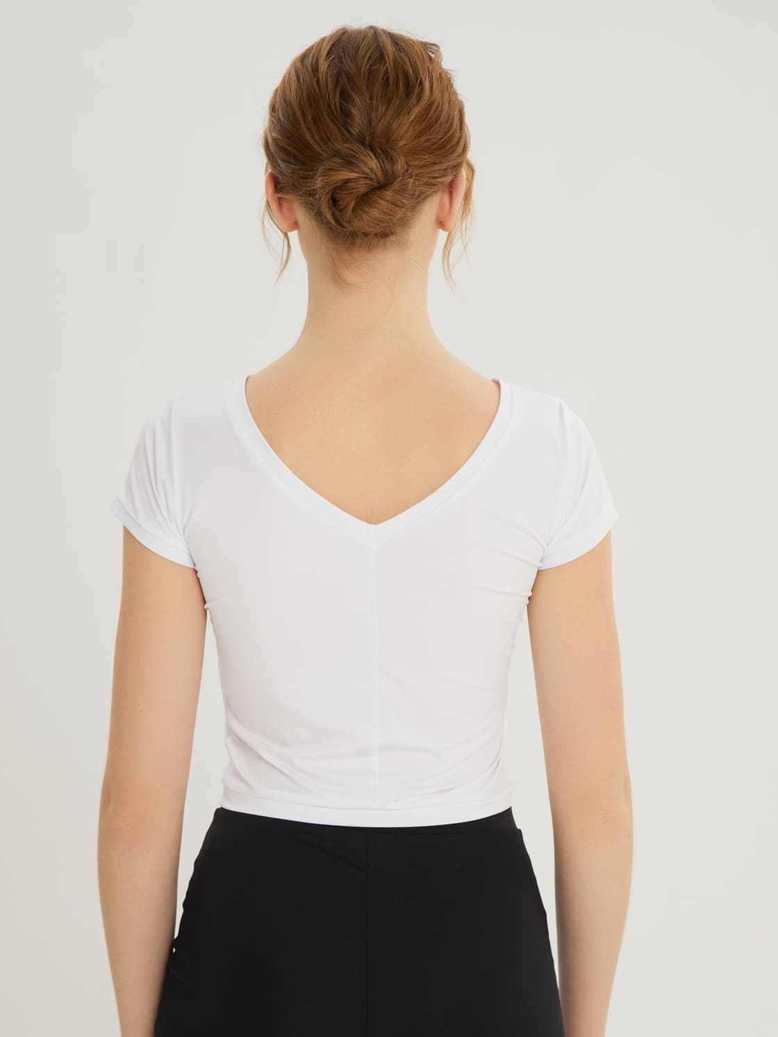 Кроп топ короткий рукав — изображение 2