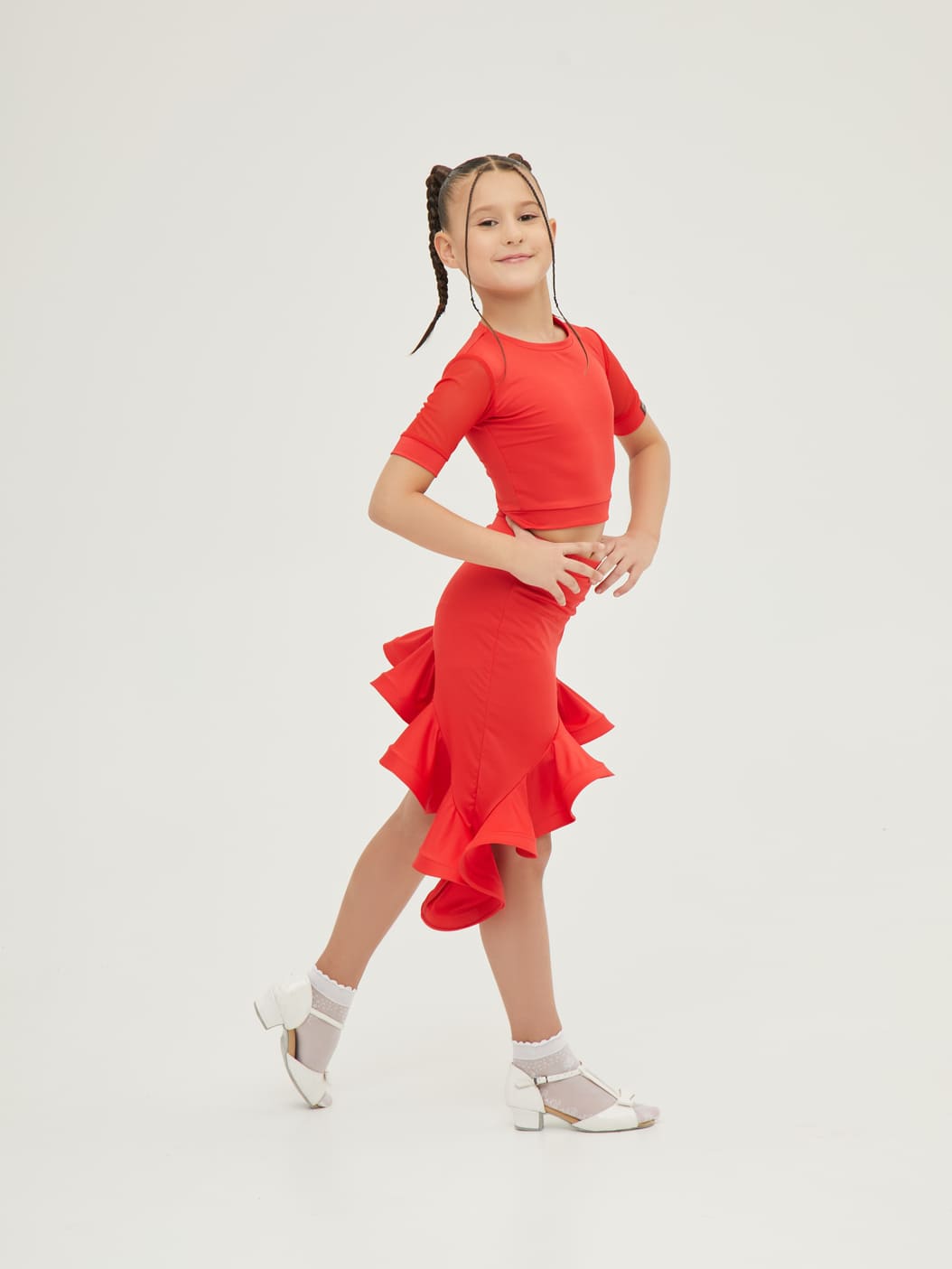 Ассиметричная юбка с воланом — изображение 4