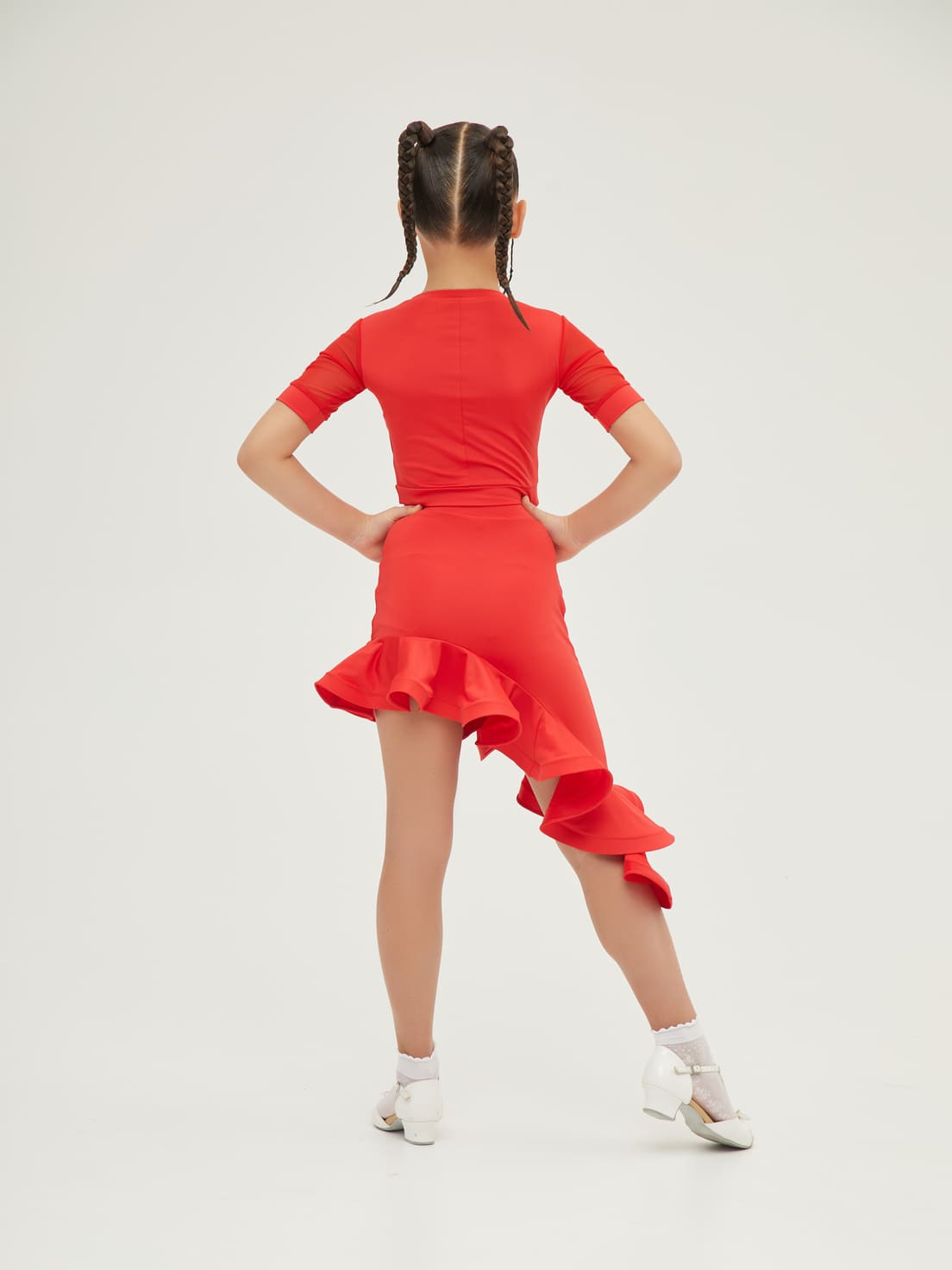 Ассиметричная юбка с воланом — изображение 5