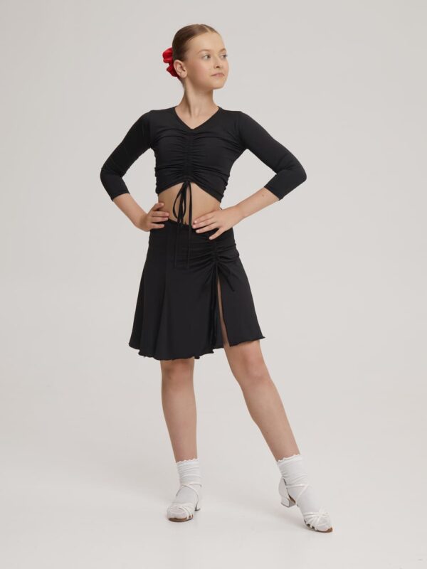 Юбка годе с драпировкой