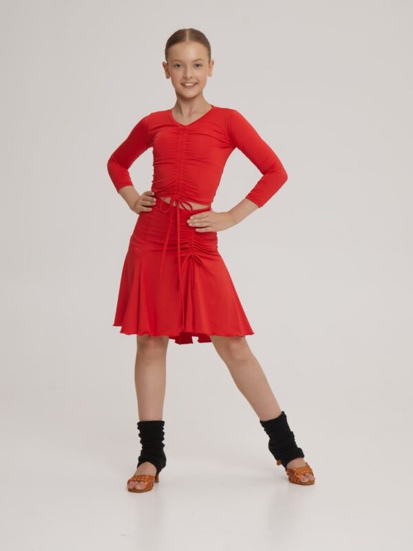 Юбка годе с драпировкой