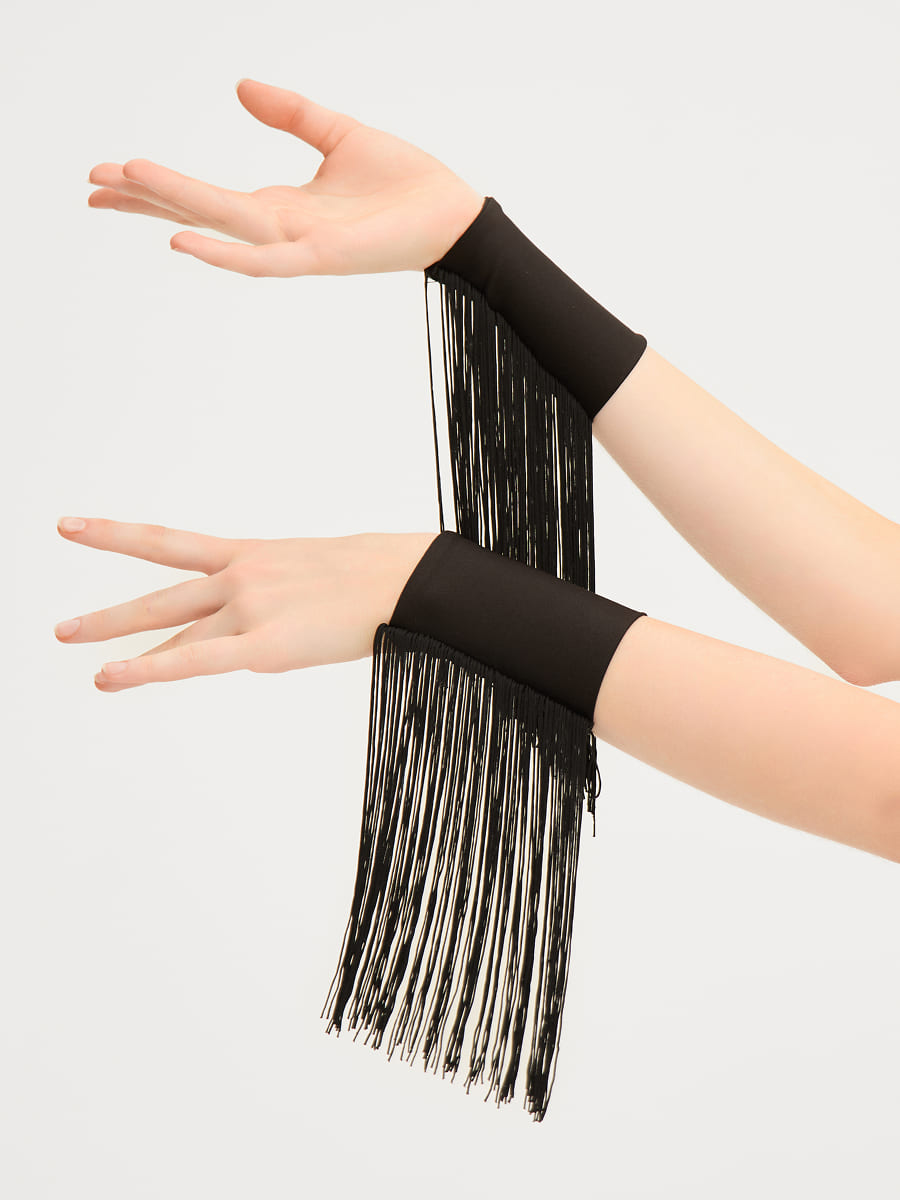 Браслеты на руки широкие с кистями для танцев — изображение 3